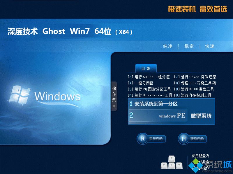 深度技术系统 Ghost Window7 x86 SP1 企业版 V2021.02