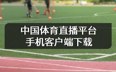 中国体育直播平台手机客户端下载