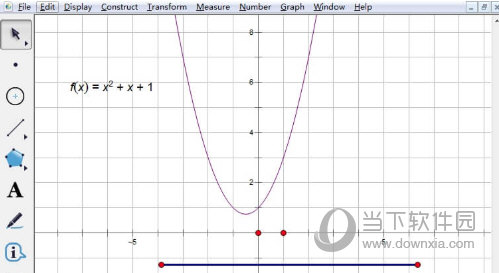 几何画板如何实现直线运动带动曲线运动 操作方法介绍