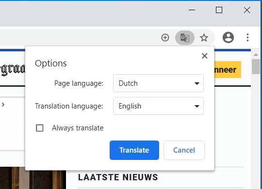 谷歌浏览器怎么翻译网页？Chrome浏览器翻译网页的方法教程