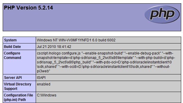 windows2008中正确使用IIS7配置PHP与MySQL
