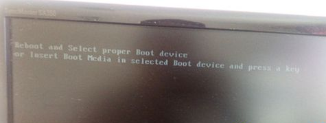 电脑开不了机显示英文reboot and select怎么办